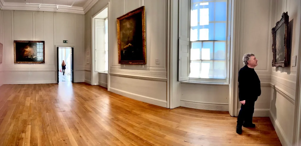 24th April 2026: Robert Saxton with paintings by three generations of Van der Veldes at Queen’s House