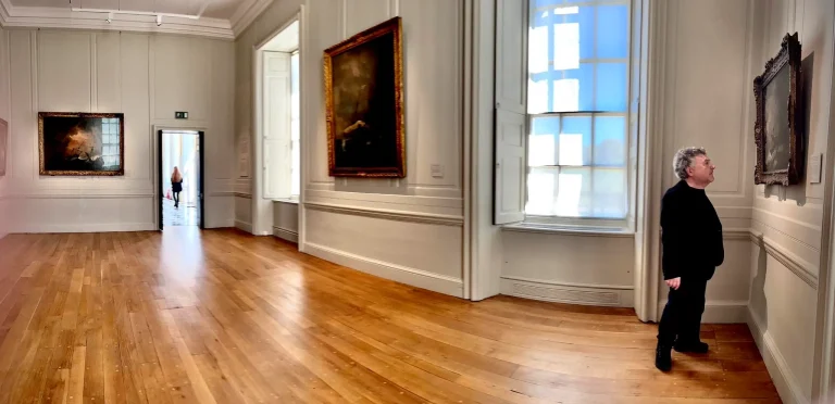 24th April 2026: Robert Saxton with paintings by three generations of Van der Veldes at Queen’s House